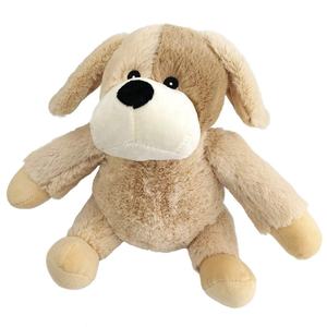 Logotipo personalizado suave aroma a lavanda peluche perro marrón microondas juguete de peluche perro de peluche calentado cálido comodidad regalos perro de peluche - Product Image 4