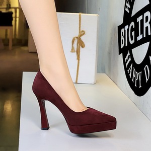 Chaussures à talons chaton en cuir ajouré avec strass, confortables et imperméables, pour hommes et femmes - Product Image 4