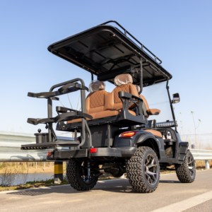 Carrito de <span class=keywords><strong>Golf</strong></span> Eléctrico Maytop de 14 Pulgadas con Neumáticos Todoterreno, Homologado para Calle, <span class=keywords><strong>Precio</strong></span> Económico, 60v, 4 Plazas - Product Image 3