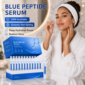Sérum professionnel aux peptides bleus, ampoule revitalisante pour la peau, fabricant OEM, vente en gros, prix d'usine pour les soins de la peau - Product Image 5