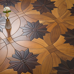 AVANTIMORA Parquet de Madera de Ingeniería Multicapa de Nogal de 20mm, Prefabricado, Cepillado, Resistente al Fuego Grado ABCD, con Sistema T&G, para Comedor - Product Image 2