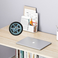 14 pouces grande taille Reloj De Pared mode ronde pneu forme Design décoratif horloge murale bureau Table horloge