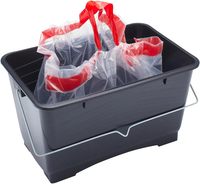 Lot de 10 doublures en plastique recyclé de 5 litres et 10 litres pour peintres nettoyage facile évite le lavage des seaux de bouilloire