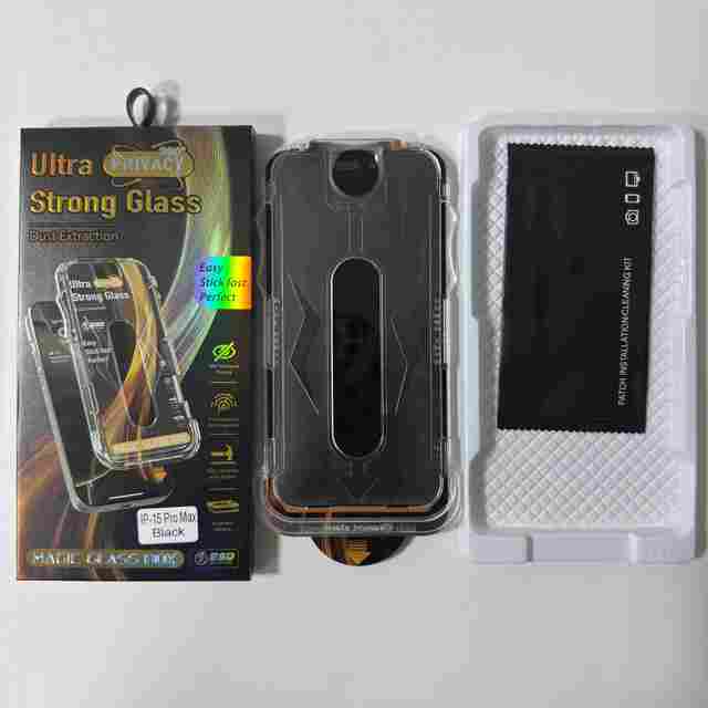 2 in 1 Packing 360 Privacy Screen Protector for iphone 17 Pro Max Tempered Glass for Cell Phones with Camera Lens Protector