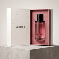 Boîte cadeau de luxe personnalisée avec logo, rigide, pour parfum, en nylon/PVC/BOPP/polypropylène, avec insert en mousse EVA, 500 pièces