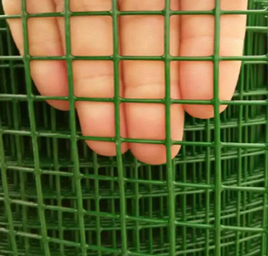 Welded <b>Wire</b> <b>Mesh</b> Fence High Quality PVC Coated Anti-Corrosion Long Use Life 50m Opening 12.7*12.7MM <b>Wire</b> Diameter BWG 16# 17# - Product Image 2