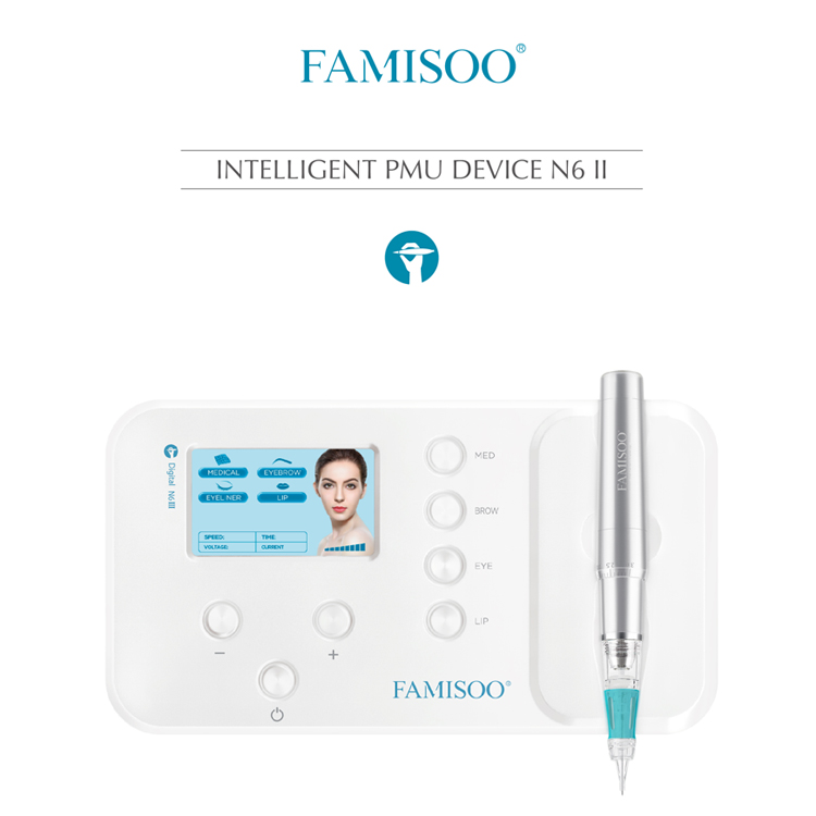 FAMISOO P5 Permanent Makeup Cartridge Needle with Silicone Case for Pmu Machine use