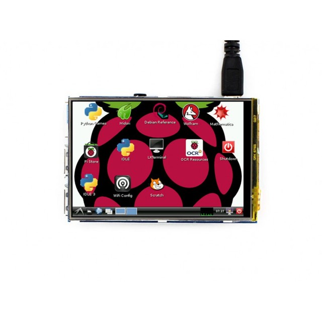 3.5 Inch Touch Screen TFT LCD Designed for Raspberry Pi, 480x320