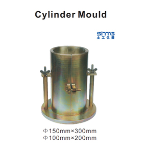 150X300Mm Xi Lanh Khuôn Lab Vữa Kim Loại Loại Thử Nghiệm Bê Tông Khuôn Mẫu Bê Tông Đóng Dấu - Product Image 2