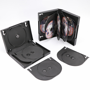 SUNSHING Premium DVD Case Super Clear 27mm Black CD DVD Blu-ray <b>Disc</b> Box Multi-pack 33/35mm DVD Boxes Clear PS Game Storage - Product Image 2