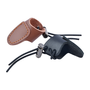 Ensemble de protège-doigts et de protège-pouce en cuir de qualité supérieure pour le tir à l'arc traditionnel, protection pour le tir à l'arc et à la flèche, équipement d'arcade durable - Product Image 1