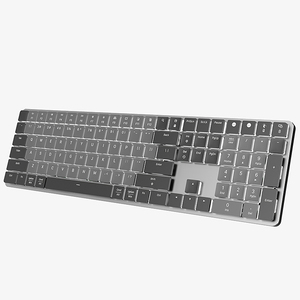 Ultra-schlanke kabellose mechanische Bluetooth-Tastatur Weiße LED-Hintergrund beleuchtung Low-Profile-Ausgang Mechanische rote Schalter-Gaming-Tastatur - Product Image 5