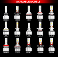 Prix compétitif X18S 9007 Ampoules de phare LED CANBUS pour voiture 9004 H4 H8 H13 H16 60W 12000LM Ampoules LED pour voiture