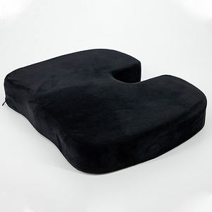 Coussin de siège et support lombaire orthopédiques en mousse à mémoire de forme doux et confortable pour le coccyx - Product Image 6