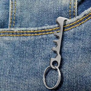 Outil multifonction en acier inoxydable, clé à molette, clip de ceinture, taille unique, outil de survie en plein air multifonction - Product Image 3