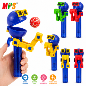 Wholesale Lollipop Holder for Kids Funny Robot <strong>Easter</strong> Candy Toys with Fruits Lollipop Candy <strong>Sweets</strong> - Product Image 1