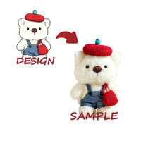 Porte-clés en vinyle personnalisé, porte-monnaie en peluche personnalisé, poupée en peluche personnalisée, pas cher