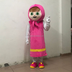 Nuevo Disfraz de Mascota de Personajes de Dibujos Animados de Niña Hermosa Rosa, Disfraces de Cosplay para Fiestas, Eventos y Actuaciones, Venta al por Mayor - Product Image 1