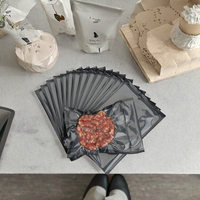 Petits sacs sous vide personnalisés noirs en PE/Nylon+PE gaufrés, qualité alimentaire, préservant la fraîcheur, anti-humidité, prêts pour le congélateur
