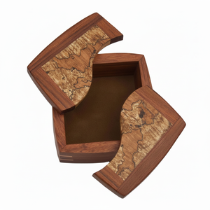 Gran demanda de artesanías hechas a mano de alta calidad, pequeña caja organizadora de joyas de madera marrón disponible al mejor precio - Product Image 1