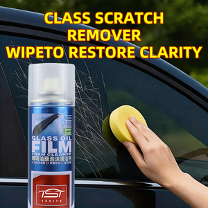 <span class=keywords><strong>Nettoyant</strong></span> pour pare-brise de <span class=keywords><strong>voiture</strong></span>, réparateur de rayures, élimine le film gras, les taches d'eau pour une visibilité claire - Product Image 5
