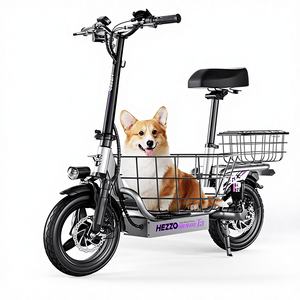 Trottinette électrique pour adultes HEZZO avec batterie au lithium, pliable, à deux roues, moteur sans balais de 500 W/750 W, autonomie de 45 km, vitesse de 32 km/h - Product Image 1