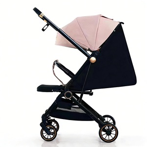 Nouvelle poussette pliable X5 en métal avec siège inclinable, ultra-légère et portable, idéale pour les sorties - Product Image 1