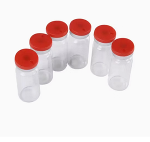 Frascos de vidrio transparentes vacíos para polvo liofilizado con opciones de tapa de aluminio al por mayor - Product Image 1