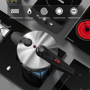 <span class=keywords><strong>4</strong></span>/5/6 <span class=keywords><strong>litres</strong></span> Contrôle de la pression Angle droit en acier inoxydable 304 Autocuiseur - Product Image 5