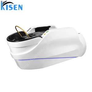 KISEN Fauteuil de lavage de cheveux moderne, électrique et automatique, confortable, avec fonction spa capillaire, massage et vapeur, pour salon de coiffure - Product Image 2