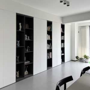 Estantería Moderna <span class=keywords><strong>para</strong></span> Libros, Ahorra Espacio, de Madera, <span class=keywords><strong>para</strong></span> Sala de Estar, Oficina <span class=keywords><strong>en</strong></span> <span class=keywords><strong>Casa</strong></span>, Apartamento, Muebles - Product Image 6