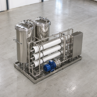 Système de traitement d'eau ultrapure par osmose inverse EDI RO industriel, productivité de 5000 L/heure, garantie 1 an, pour l'électronique semi-conductrice
