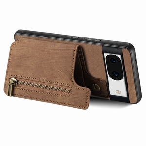 Para Google Pixel 7 7A Funda con tarjetero, funda con soporte estilo cremallera para Google Pixel 6 8A 9 <span class=keywords><strong>Pro</strong></span> - Product Image 4