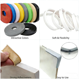 شريط حواف <span class=keywords><strong>PVC</strong></span> ABS أكريليك لتغطية حواف الخزائن والأسطح الخشبية والميلامين - Product Image 2