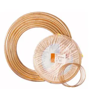 Winded Coil Copper Wire ASTM B280 Roll Pancake Copper Tube Pipe Coil 1/2 3/4 Copper Pipes