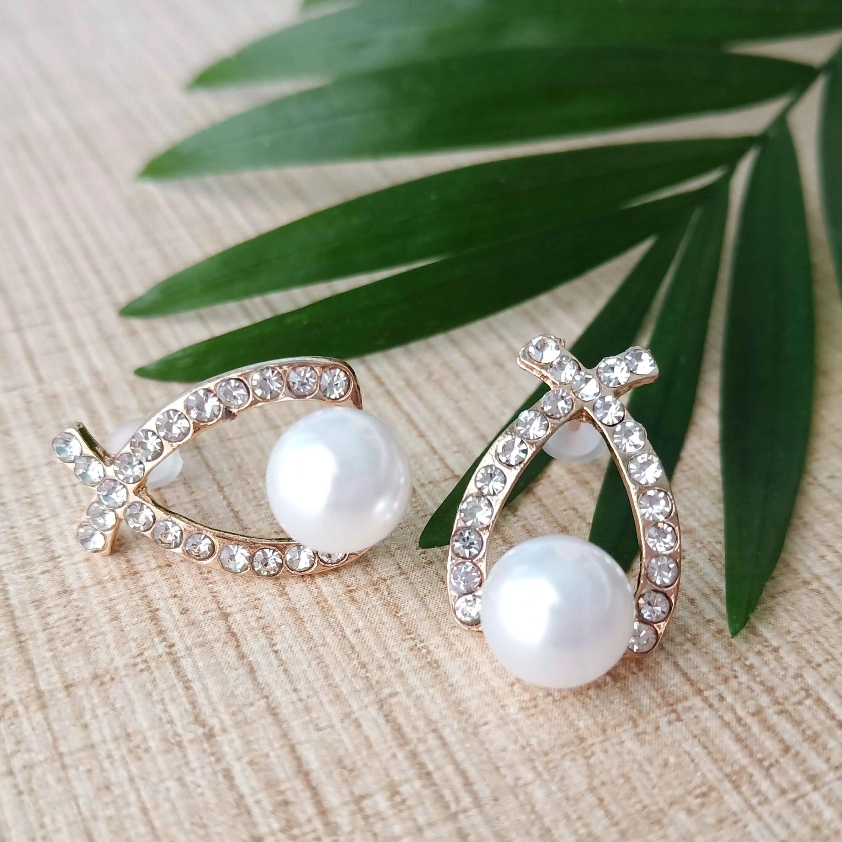 에펠 탑과 자유의 베트남 패션 (high) 저 (quality 보석 + 925 silver color diamond 펄 감사해 요 studs earring + new model stud earring