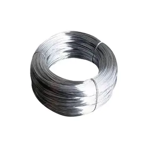 Fornecimento de fábrica fio de aço galvanizado de alto carbono revestido de zinco Hot Dipped Galvanizado Rod 0.3mm de alta elasticidade