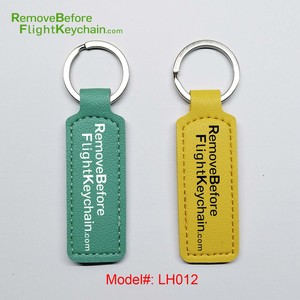 Porte-clés personnalisé en cuir vierge, porte-clés de voiture économique en cuir PU rond avec logo de marque, étiquette de support de porte-clés - Product Image 6