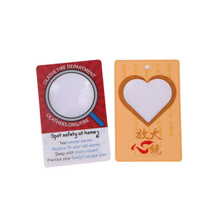 बहु-समारोह कस्टम लोगो व्यापार उपहार के लिए ग्लास 3x जेब मैग्निफायर कार्ड - Product Image 2