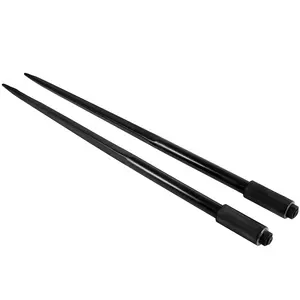 Zwei 49 3000 Lbs Hay Spears Nuss Ballen Spike Gabel Tine Black Pair