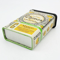 Boîte métallique rectangulaire miniature personnalisée en gros, boîte coulissante haut de gamme avec motif en relief pour menthe, pastilles, petites collations et boîte cadeau portable