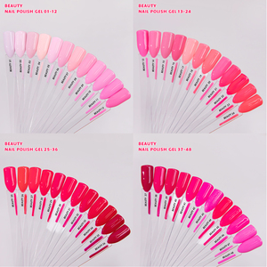 Vendeeni Nieuwe Trend 48 Kleuren Roze Rode Gel Polish Collectie Set TPO Vrij Hema Vrij OEM Aangepaste 15ml Gel UV Kleur Gel Nagellak - Product Image 6