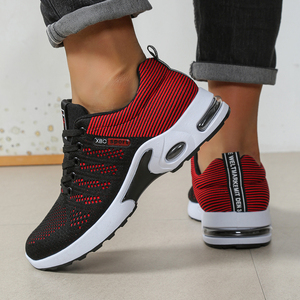 Scarpe da Corsa Casual da Uomo Traspiranti in Tessuto a Rete Intrecciata con Supporto Ammortizzato per Tutti i Terreni, Flessibili e alla Moda, Ideali per l'Autunno - Product Image 4