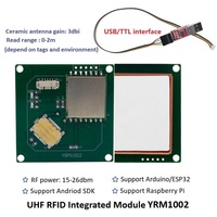 Module de lecteur RFID UHF 3.5V-5V pour Arduino Raspberry Pi-Design intégré compact avec boîtier robuste