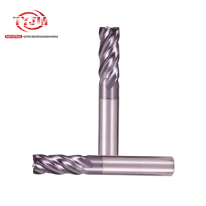 Tyjm Hrc65-70 tùy chỉnh ODM OEM tatisin tráng rắn <span class=keywords><strong>Carbide</strong></span> 4-Flute vuông phay Cutter CNC <span class=keywords><strong>endmill</strong></span> cho không gỉ - Product Image 2