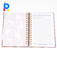 Promotion : Carnet personnalisé B5 à spirale, 100 feuilles intérieures, format A5, fournitures scolaires pour étudiants