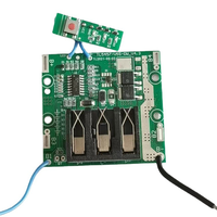 Carte de protection de batterie au lithium 5S 18,5V-21V, carte de circuit 2-MOS avec voyant LED pour outils électriques sans fil