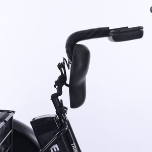 Expédition au Kenya, Tricycle électrique pliable à pneus larges de 20 pouces, <span class=keywords><strong>VTT</strong></span> 500W 48V10Ah, double panier avant et arrière, vélo électrique pour adultes, <span class=keywords><strong>VTT</strong></span> - Product Image 5