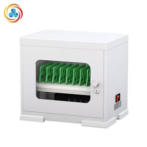 Armoire de charge pour tablettes et téléphones portables avec serrure à clé, écologique, durable, gestion centralisée, rangement scolaire, poignée métallique - Product Image 2