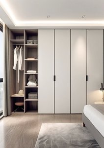 Armoire sur mesure haut de gamme pleine grandeur, mobilier de rangement minimaliste pour chambre à coucher, idéal pour projets résidentiels haut de gamme - Product Image 3